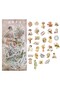 Scrapbook Vintage 30 Piece Figure Patterned Deco Paper Set Scrapbooking