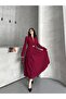 Women's Two-Piece Set Stylish Button Detail Mock Neck Blazer Jacket Long Skirt Set - 4