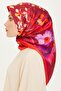 Floral Print Twill Saf Silk Scarf 9215D 34 01 - 3