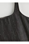 Rmz Farkiyla Gray U-Neck Strap Mini Jean Dress with Stones - 2