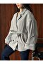 Short Oversized Premium Soft Textured Trend Cape Cashmere Coat - 5