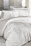 Sofia |   100% Cotton Satin |   200 Tc (80 Thread Count) |   Jacquard |   Double Duvet Cover Set