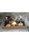 Medium Size Brown Faux Leather Tray - 2
