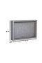 Small Size Light Grey Faux Leather Tray - 3