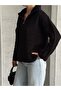 Zippered Half Fisherman's Hair Knit Sweater - 7