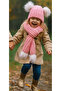 Pink Scarf & Beanie Set - 2