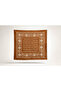 Mustard Scarf Women's Square - 100% Cotton Ethnic Pattern - 3
