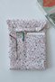 Book Cover with Pocket Fiber Filled Floral Powder Book Lover Gift - 2