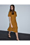 Tricot Dress with Volants