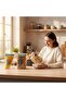 Airtight Food Storage Containers | Set of 3 BPA-Free Clear Plastic Jars | 500cc Kitchen organization - 5