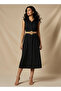 Shirt Midi Length Cotton Dress with Belt - 2