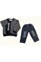 Print Stripes Design Pant & Full Sleeve Shirt Set for Boys - 2