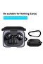 Nothing Ear (A) Case Cover | Soft Silicone Protective Cover for Men Women | Black - 2