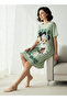 Sleepshirt Short Sleeve Mickey and Minnie Mouse Print Cotton - 2