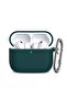 AirPods Pro 3 Case Cover | Soft Silicone Protective Cover for Men Women | Dark Green