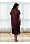 Night Dress Short Sleeve Striped - 3