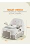 - 3-In-1 Convertible Baby Potty Training Seat - Brown - 3