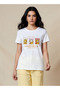 Cotton T-shirt with Garfield Print