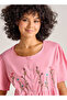 طقم بيجاما قطني مكون من قميص بأزرار وبنطال - 4