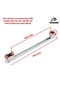 Double Hole Chrome 160-192 mm Metal Bridge Handle, Luxury Country Kitchen Furniture Cabinet Drawer Handle - 3