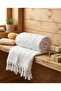 2-Piece Leaf Bath Towel - 90X145 Cm, 350 Gr, 100% Cotton