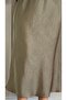 Satin Skirt with Elastic Waist - 4