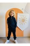 Boys / Girls Striped Detail Tracksuit Sets with Mock Neck Sweatshirts - 7
