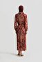 Dress 25K9030 Burgundy - 4