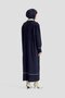 Scarf Knitwear Dress 25Ktd955 Navy Blue - 5