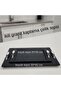 Double Granite Coated Steel Tray Set |   Black and White Polka Dot 25×35 & 30×45 cm - 4