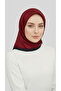 Plain Twill Polyester Scarf - Red