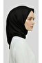 DÜZ TWİL POLYESTER EŞARP - SİYAH - 3