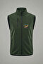 Hunting Fishing Fish Printed Water and Wind Resistant Men's Softshell Outdoor Khaki Vest