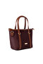 Women's Burgundy Daily Shoulder Bag - Stylish Handbag with Adjustable Strap - 2