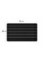 Modern Doormat Black 6-Strip Carpet Doormat, Dust and Moisture Absorbing Doormat 45X70Cm - 4