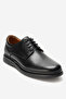 Men's Orthopedic Lace-Up Classic Shoes Real Leather Hz 407 Black - 3