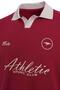 Men's Polo Neck Claret Red T-Shirt - 8