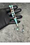 Barley Cut High End Moire Powdered Amber Rosary - 4