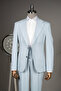 Ice Blue Slimfit Sports Suit – Slimfit, Choose One Size Larger. - 3