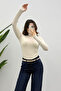 Women's Stone Finger Detailed Bodysuit - 7