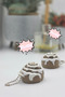 Cinnamon Roll Clicker Keychain & Bag Charm |   3D Printing Decorative Accessory - 3