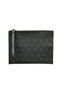 Zyn05 Black Women's Printed Clutch Bag Stylish Portfolio Handbag