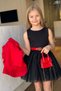 Girls' Blazer Jacket, Satin Skirt Lining and Glitter Sleeveless Dress - 3