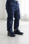 Boy Baby Dark Blue Leather Orthopedic Soles Classic Special Day Shoes - 3