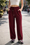 Women's Trendy Baggy Leg Modal Fabric Sweatpants with Double Pockets Wide Leg - 2