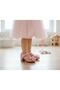 Children's Heeled Shoes with Broken Glass Bow