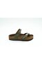 Cross Buckle Slippers Olive Green - 7