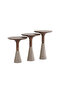 Homes Lui Side Table with Concrete Base, Brown 40*40*50 cm - 3
