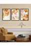 Watercolor Look Rose 3 Piece Wooden Framed Painting Act - 2