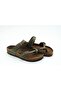 Cross Buckle Slippers Olive Green - 6